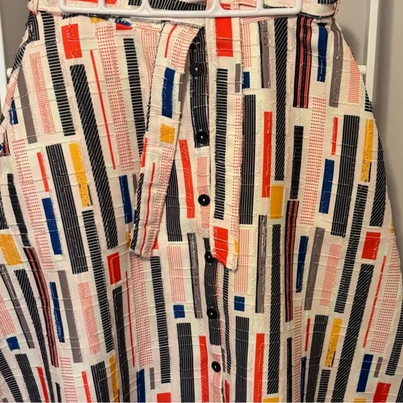 Anthropologie Hutch Multicolor A-Line Skirt with Belt - Picture 6 of 6